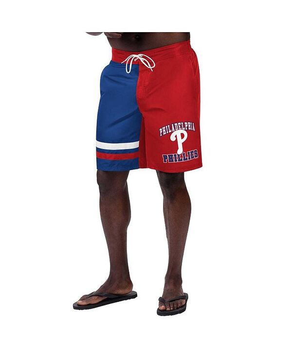 【送料無料】 カール バンクス メンズ ハーフパンツ・ショーツ 水着 Men's Red Philadelphia Phillies Anchor Swim Trunks Red