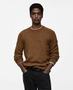 【送料無料】 マンゴ メンズ ニット・セーター アウター Men's Slim-Fit Wool-Blend Knit Sweater Medium Brown