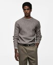 【送料無料】 マンゴ メンズ ニット・セーター アウター Men's Slim-Fit Knit Sweater Gray