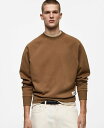 【送料無料】 マンゴ メンズ パーカー・スウェット アウター Men's EU Relaxed-Fit Sweatshirt Medium Brown