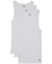 【送料無料】 カルバンクライン メンズ タンクトップ トップス Men's 3-Pack Cotton Classics Tank Tops White