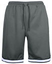 【送料無料】 ギャラクシーバイハルビック メンズ ハーフパンツ・ショーツ ボトムス Men's Premium Active Moisture Wicking Workout Mesh Shorts with Trim Charcoal