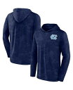【送料無料】 ファナティクス メンズ Tシャツ トップス Men's Navy North Carolina Tar Heels Camo Hoodie Long Sleeve T-shirt Navy