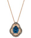 【送料無料】 ル ヴァン レディース ネックレス・チョーカー・ペンダントトップ アクセサリー London Blue Topaz (1-3/4 ct. t.w....