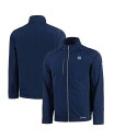 【送料無料】 カッターアンドバック メンズ ジャケット・ブルゾン アウター Men's Navy North Carolina Tar Heels Evoke Softshell Full-Zip Jacket Navy