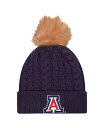 【送料無料】 ニューエラ レディース 帽子 アクセサリー Women's Navy Arizona Wildcats Luxury Cuffed with Po...