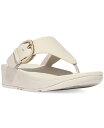 【送料無料】 フィットフロップ レディース サンダル シューズ Women's Lulu Resin-Buckle Leather Sandals Paris Beige
