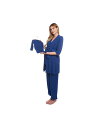 【送料無料】 エヴァリーグレー レディース ナイトウェア アンダーウェア Maternity Analise During & After 5-Piece Maternity/Nursing Sleep Set Denim blue(4)