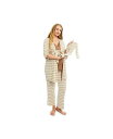 【送料無料】 エヴァリーグレー レディース ナイトウェア アンダーウェア Maternity Analise During & After 5-Piece Maternity/Nursing Sleep Set Mocha stripe(4)