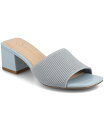 【送料無料】 ジュルネ コレクション レディース サンダル シューズ Women's Shilin Slip On Knit Dress Sandals Blue(4)