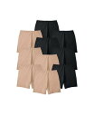 【送料無料】 コンフォート チョイス レディース パンツ アンダーウェア Plus Size Cotton Boxer 10-Pack Nude black p...