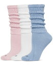 【送料無料】 ヒュー レディース 靴下 アンダーウェア Women's 3-Pk. Slouch Socks Country Blue