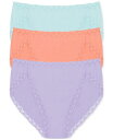 【送料無料】 ナトリ レディース パンツ アンダーウェア Bliss French Cut Brief Underwear 3-Pack 152058MP Li...