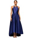【送料無料】 ベッツィアンドアダム レディース ワンピース トップス Women's Keyhole High-Low Gown Royal
