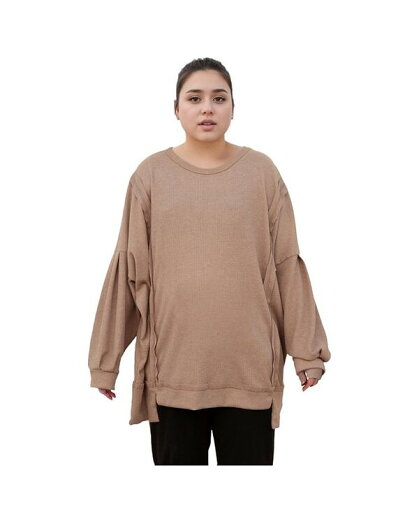 【送料無料】 スタンダーズ アンド プラクティス レディース シャツ トップス Plus Size Long Sleeve Casual Knit Top Camel 【送料無料】 スタンダーズ アンド プラクティス レディース シャツ トップス Plus Size Long Sleeve Casual Knit Top Camel