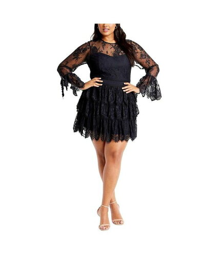 【送料無料】 シティーシック レディース ワンピース トップス Plus Size Logan Dress Navy 【送料無料】 シティーシック レディース ワンピース トップス Plus Size Logan Dress Navy