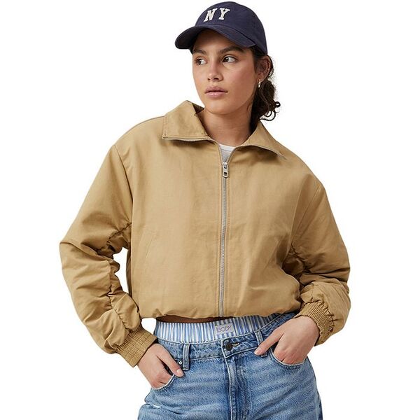 【送料無料】 コットンオン レディース ジャケット・ブルゾン アウター Women's Scout Collared Bomber Jacket Sandstone