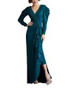 【送料無料】 タダシショージ レディース ワンピース トップス Women's Finch Waterfall Drape Gown Blue
