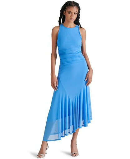 【送料無料】 スティーブ マデン レディース ワンピース トップス Women's Laney Asymmetrical Hem Sleeveless Dress Indigo Blue 【送料無料】 スティーブ マデン レディース ワンピース トップス Women's Laney Asymmetrical Hem Sleeveless Dress Indigo Blue