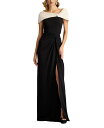 【送料無料】 タダシショージ レディース ワンピース トップス Perkins Asymmetric Draped Gown Bk/iv