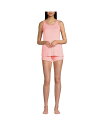 【送料無料】 ランズエンド レディース ナイトウェア アンダーウェア Women's Cooling 3 Piece Pajama Set - Robe Tan...