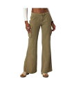 【送料無料】 アディクテッド レディース デニムパンツ ボトムス Women's Sabri low rise flared cargo jeans Olive