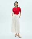 【送料無料】 マンゴ レディース カジュアルパンツ ボトムス Women's Pockets Detail Culotte Pants White(4)