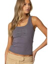 【送料無料】 アディクテッド レディース シャツ トップス Womens Mindie 98 Scoop Tank Top Dark-gray