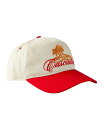 【送料無料】 コットンオン メンズ 帽子 アクセサリー Men's 5 Panel Hat Bone Cherry red Cascadia