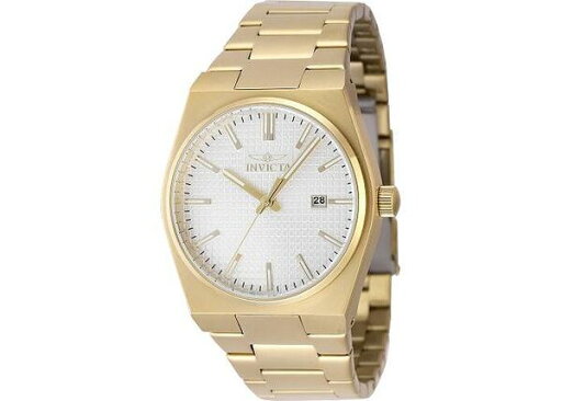 【送料無料】 インビクタ メンズ 腕時計 アクセサリー Men's 48400 Speedway Quartz 3 Hand Silver Dial Watch Gold 【送料無料】 インビクタ メンズ 腕時計 アクセサリー Men's 48400 Speedway Quartz 3 Hand Silver Dial Watch Gold