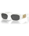 【送料無料】 ヴェルサーチ メンズ サングラス・アイウェア アクセサリー Unisex Sunglasses VE4361 Biggie WHITE / DAR...