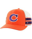 【送料無料】 47ブランド メンズ 帽子 アクセサリー Men's Orange Clemson Tigers Straight Eight Adjustable Trucker Hat Orange(4)
