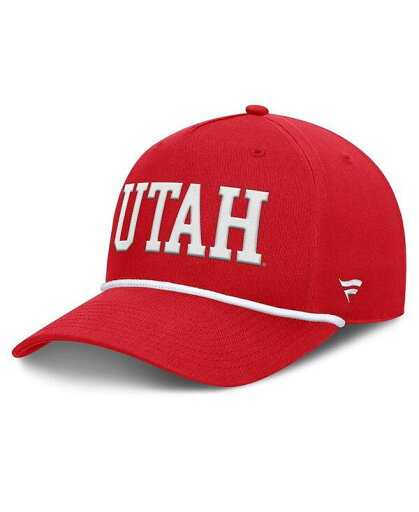 【送料無料】 ファナティクス メンズ 帽子 アクセサリー Men's Red Utah Utes Foul Ball Rope Adjustable Hat Red 【送料無料】 ファナティクス メンズ 帽子 アクセサリー Men's Red Utah Utes Foul Ball Rope Adjustable Hat Red