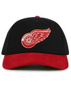 【送料無料】 アメリカンニードル メンズ 帽子 アクセサリー Men's Black/Red Detroit Red Wings Burnett Adjustable Hat Black Red(4)