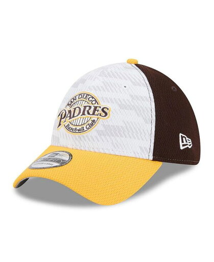 【送料無料】 ニューエラ メンズ 帽子 アクセサリー Men's Brown/Gold San Diego Padres 2025 MLB Clubhouse 39THIRTY Flex Hat Brown Gold 【送料無料】 ニューエラ メンズ 帽子 アクセサリー Men's Brown/Gold San Diego Padres 2025 MLB Clubhouse 39THIRTY Flex Hat Brown Gold