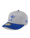 【送料無料】 ニューエラ メンズ 帽子 アクセサリー Men's Gray/Royal Milwaukee Brewers 2025 Batting Practice Low Profile 59FIFTY Fitted Hat Gray Royal