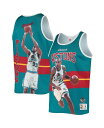【送料無料】 ミッチェル&ネス メンズ タンクトップ トップス Men's Grant Hill Teal Detroit Pistons Hardwood Classics Player Tank Top Teal(4)