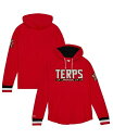 【送料無料】 ミッチェル&ネス メンズ パーカー・スウェット アウター Men's Red Maryland Terrapins Legendary Raglan Pullover Hoodie Red