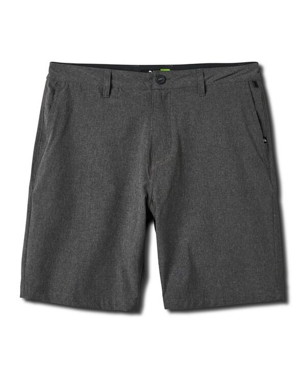 【送料無料】 クイックシルバー メンズ ハーフパンツ・ショーツ ボトムス Men's Union Heather Amphibian 20 Hybrid Shorts Black