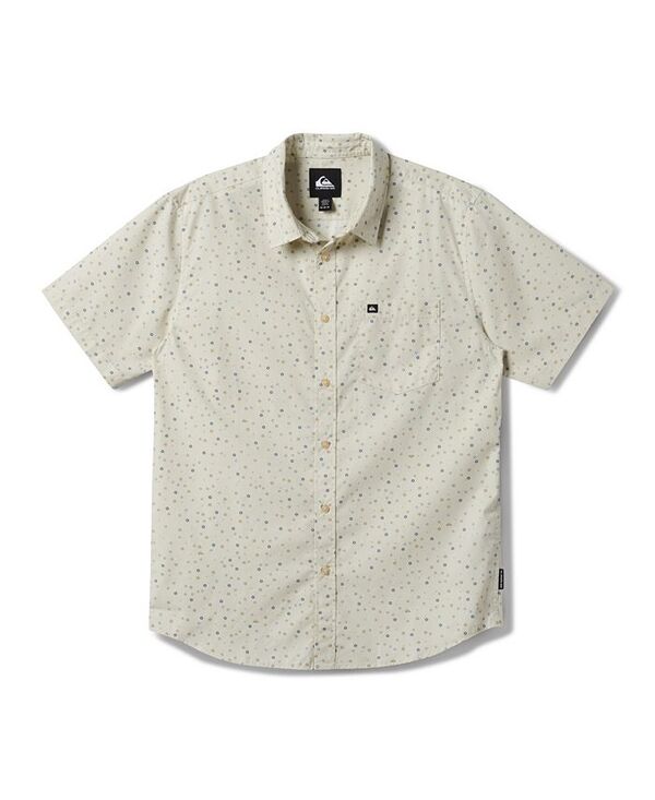 【送料無料】 クイックシルバー メンズ シャツ トップス Men's Freedom Mini Classic Short Sleeve Shirt Silver Birch