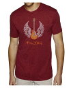 【送料無料】 エルエーポップアート メンズ Tシャツ トップス Mens Premium Blend Word Art T-Shirt - Lyrics to ...