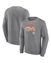 【送料無料】 ファナティクス メンズ パーカー・スウェット アウター Men's Heather Gray New York Mets Simplicity P...