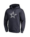 【送料無料】 ファナティクス メンズ パーカー・スウェット アウター Men's Navy Dallas Cowboys Splatter Logo Pullover Hoodie Navy