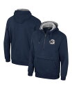 【送料無料】 コロシアム メンズ パーカー・スウェット アウター Men's Navy Georgetown Hoyas Team Half-Zip Pullover Hoodie Navy