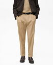 【送料無料】 マンゴ メンズ カジュアルパンツ ボトムス Men's Wool-Blend Slim-Fit Pants Medium Brown