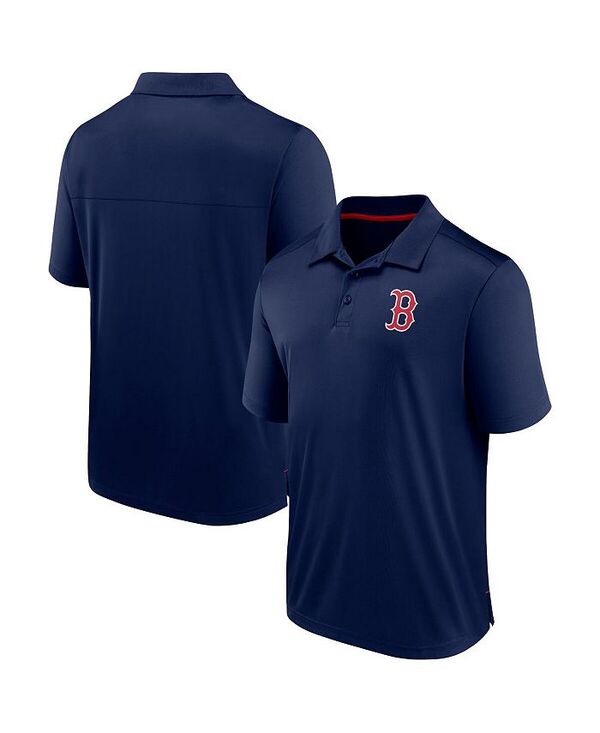 【送料無料】 ファナティクス メンズ ポロシャツ トップス Men's Navy Boston Red Sox Fitted Polo Navy