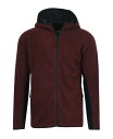 【送料無料】 ギャラクシーバイハルビック メンズ パーカー・スウェット アウター Men's Polar Fleece Tech Zip Hoodie Wine