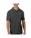 【送料無料】 アンティグア メンズ ポロシャツ トップス Men's Anthracite Hawaii Warriors Legacy Pique Polo Anthracite(4)