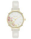 【送料無料】 ナインウェスト レディース 腕時計 アクセサリー Women's Quartz Boyfriend Gold-Tone and White Pol...
