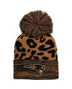 【送料無料】 47ブランド レディース 帽子 アクセサリー Women's Brown New England Patriots Rosette Cuffed ...